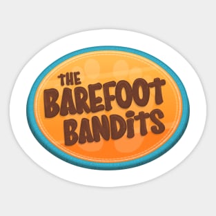 The Barefoot Bandits Logo Sticker